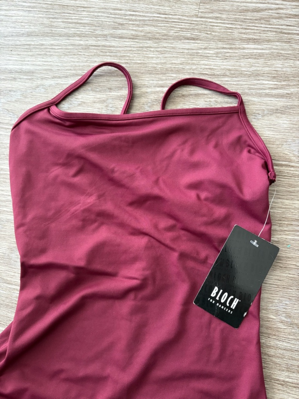 Bloch Burgundy Camisole Leotard